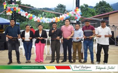 ENTREGA DE UNA CUBIERTA SOBRE LA CANCHA DE USO MÚLTIPLE DEL BARRIO SAN ANTONIO PARROQUIA NUEVO QUITO