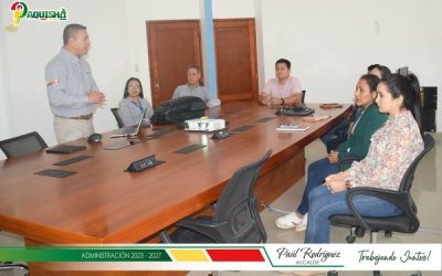 REUNIÓN DE TRABAJO CON PERSONAL DE LA EMPRESA LUNDIN GOLD