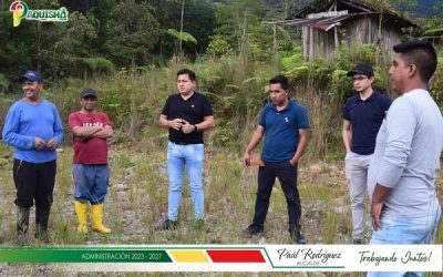 ALCALDE DE PAQUISHA MANTUVO REUNIÓN CON MORADORES DEL BARRIO RÍO BLANCO