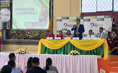 Autoridades de Paquisha, rindieron cuentas del año 2023