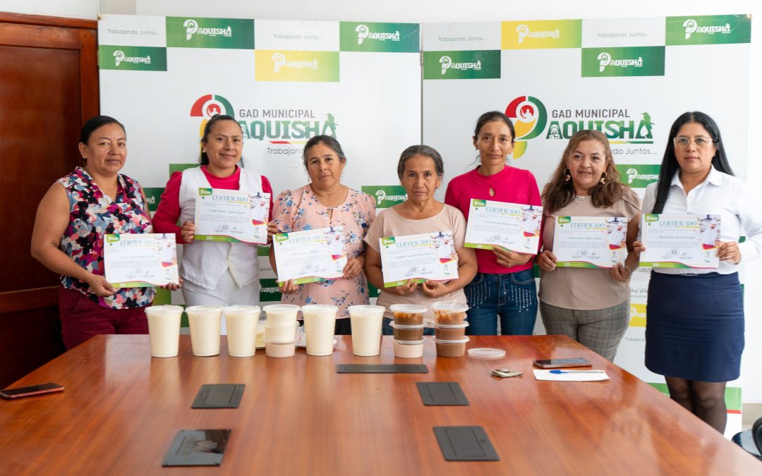Paquisha impulsa emprendimientos con talleres