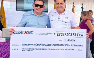 Paquisha celebra la aprobación para la construcción del Centro Cultural e Histórico