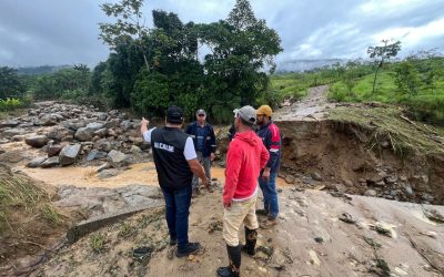 Atendemos la emergencia en diferentes sectores de Paquisha